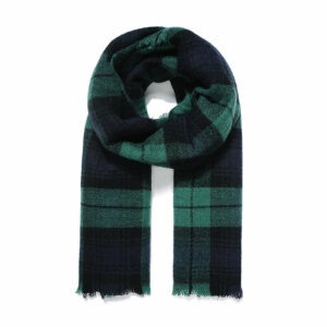 Bufanda verde azul